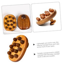Beavorty Remover Brush Wooden Massage Tool Dry Brush for Body Massage Tools Equipment