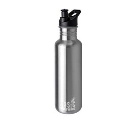 Basic Nature Sport Water Bottle, Matte, 0.75 L