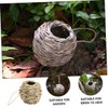 SUPVOX 3pcs Natural Grass Hanging Bird Hut Hand Woven Hummingbird