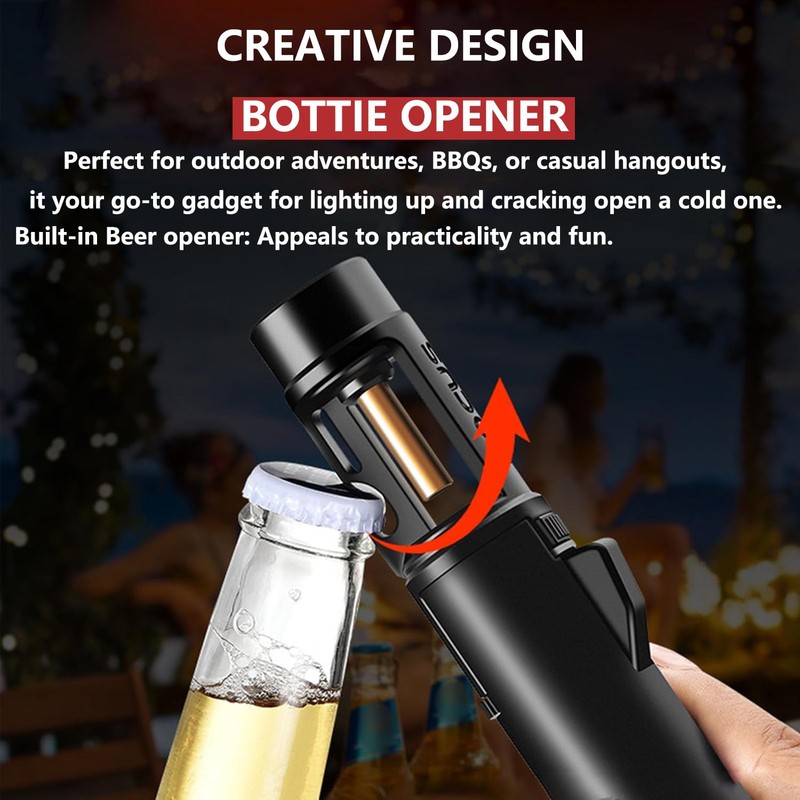Stocking Stuffers Gifts, Torch Lighter, Camping Lighter Refillable Butane Gas