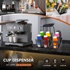 wymulot 6-Slot Paper Cup and Lid Holder, Disposable Coffee Cup
