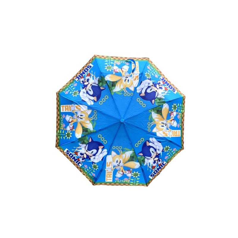 CARTOON Folding Umbrella for Kids Windproof 8 Spokes Fiberglass Folding