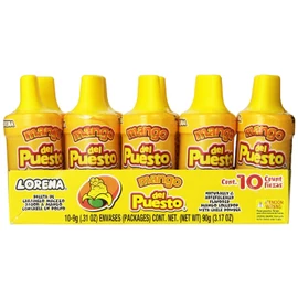 Del Puesto Lollipop Variety Bundl, 10-count box (Pack of 4) includes 2-Box Watermelon Flavor + 2-Box Mango Flavor (40 TOTAL CANDIES)