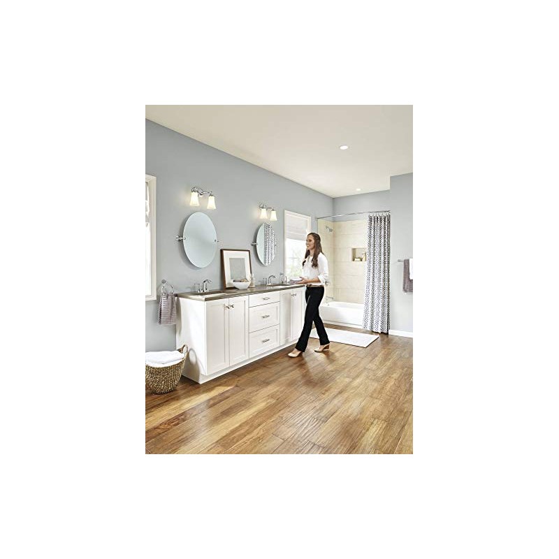 Moen YB2386BL Glyde -Towel Ring, Matte Black