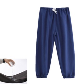 Yodilala TPU Waterproof and Leak-Proof Patient Care Pants,Reusable Incontinence Pants,Leak-Proof and Washable Urinary Incontinence Pants Suitable for Mobility Impaired(Blue, XXL)