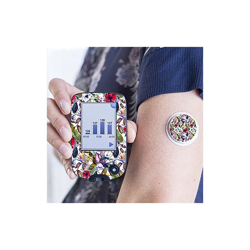Diasticker Freestyle Libre Gauge Sticker (Wild Flowers)