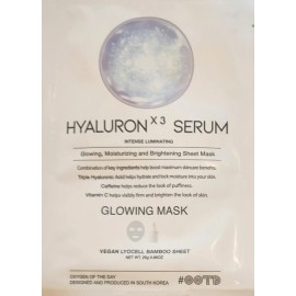 Oxygen Of The Day OOTD Glowing Triple Hyaluron Serum Vegan Hydrating Korean 1 Sheet Mask