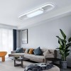 Qcyuui Modern LED Ceiling Light,Dimmable Linear Ceiling Lamp,31.5in Kitchen Lighting
