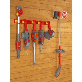 WOLF Garten e-Multi-Star™ Wall Charging Station QC 25 eM | Charging Station with Hanging Device; 72AMC3-1650, Red