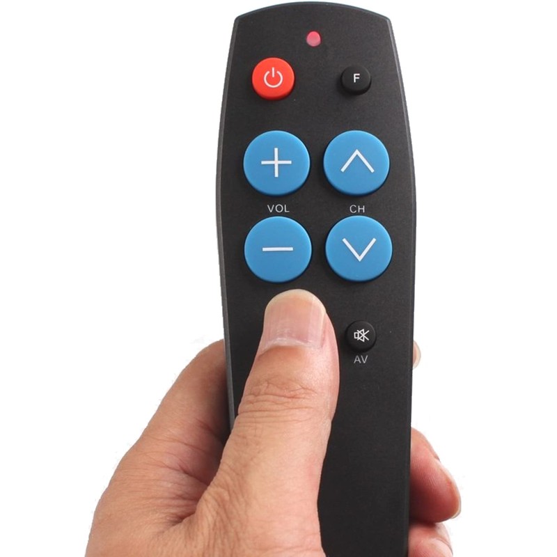 Universal Big Button Easy Simple TV Remote Control for Elderly