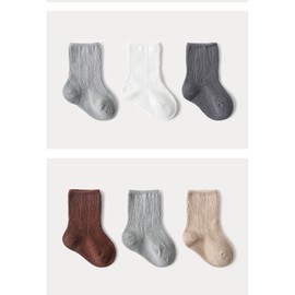 Adeimoo Newborn Cotton Socks Unisex Baby Solid color Sock Ankle Socks for Boy Girls Infant Toddlers 1-3T