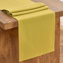 Letjolt Rose Pink Table Runner 72 Inches Long Rustic Table Runner Cotton Runner Plain Table Decor