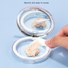Plastic Empty Reusable Powder Puff Case, Empty Refillable Loose Powder