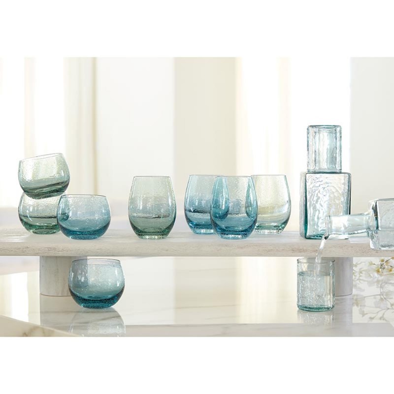 Santa Barbara Design Studio Seeded Drinking Glasses, Roly Poly Tumbler,