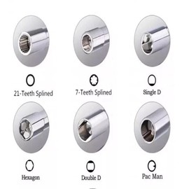 Caalii Carburetor Adjustment Tool Set with Case 6 Pieces Includes 21 Teeth Toothed 7 Teeth Hex Double D/Small Head Single D/Single D for 2 Stroke Carburetor Engine