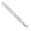 Bracelet 925 Sterling Silver Filled Solid Men's Statement 10mm Figaro