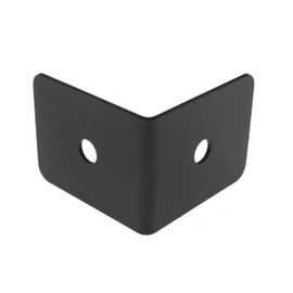 Maxmoral 4PCS Furniture Metal Corner Guards Black Decorative Corner Brackets 2x2x1.5 inch Table Chair Cabinet Closet Connector for Chests Farmhouse Barn Doors Wooden Frame Corner Fixer