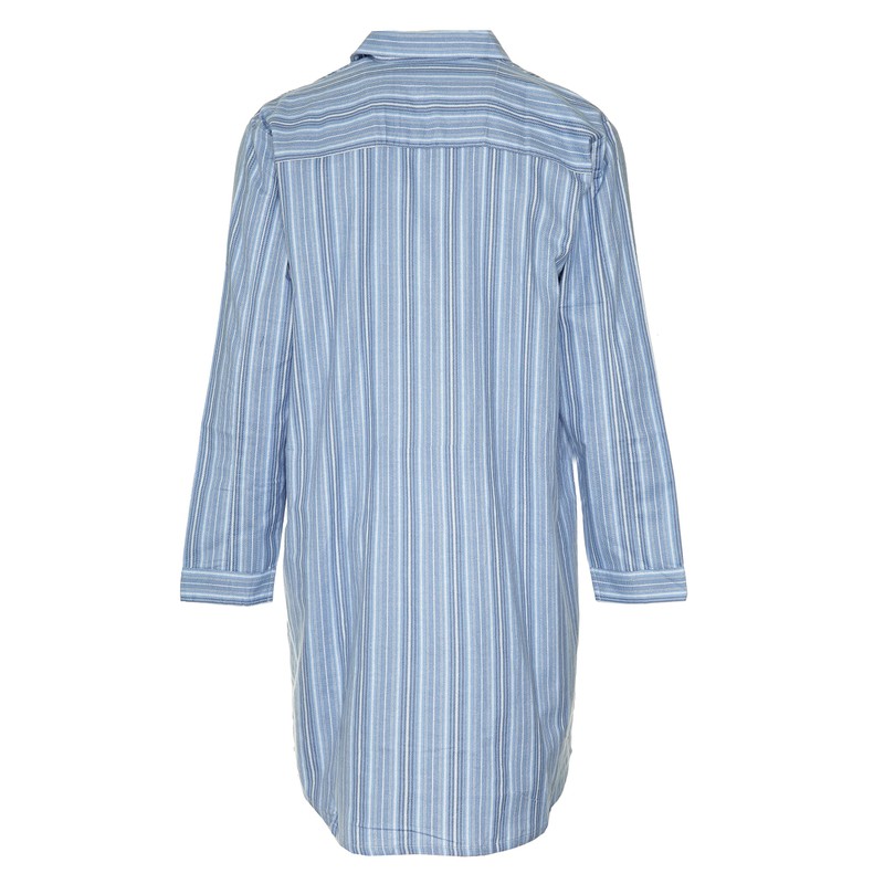 Champion Men's Cotton Night Shirt - blue - Medium