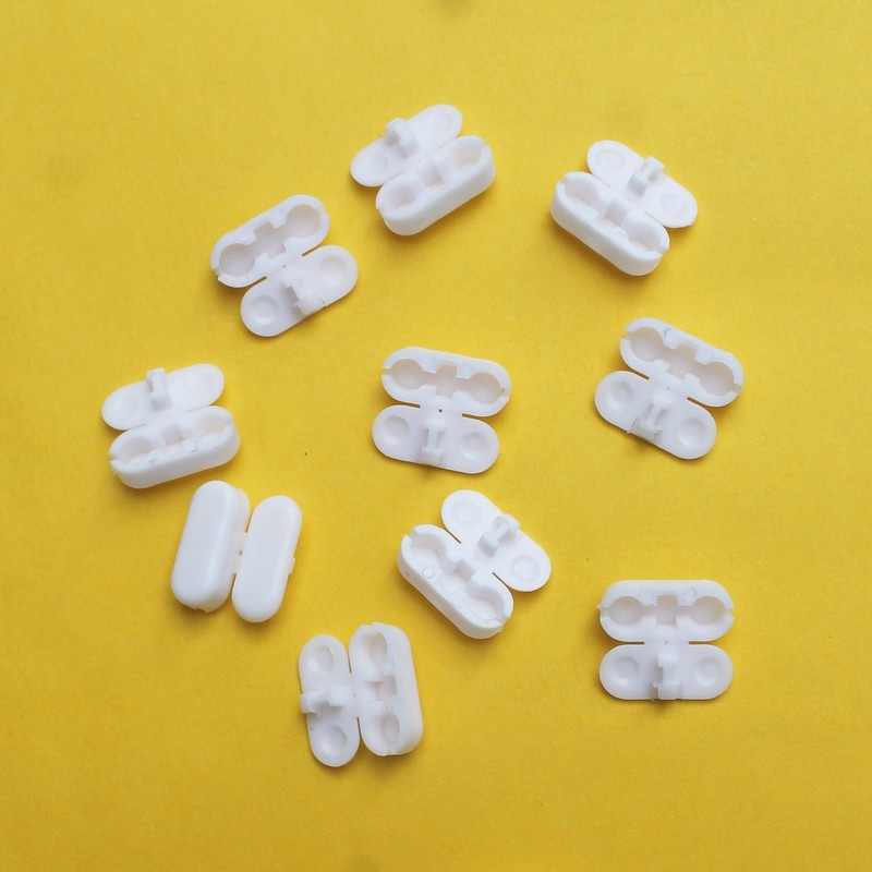 White Plastic Chain Connector for Beaded Chain for Roller Shades