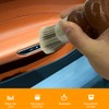 KHGUZ 2PCS Car Salve Brush, Vehicle Wood Leather Brushing Cleaner