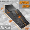 CARAVANTURE Flat Tire Changing Ramp – Heavy Duty Roadside Aid