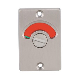 Door Lock, Indicator Privacy Door Lock Vacant Engaged Screws for Bathroom Toilet