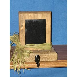 handmade wooden stocking holder rustic stocking holder Christmas stocking holder, Green rafia