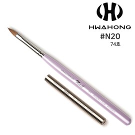 Hwahong Brush No. 74 Acrylic Oval National Nail Brush / 화홍 브러쉬 74호 아크릴오발 국시용 네일브러쉬
