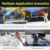 Car Door Step, Multi-Foldable Aluminum Alloy Roof Rack Car Step,