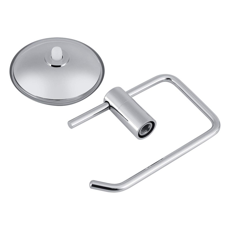 HAOHIZE Suction Cup Toilet Roll Paper,Stainless Steel Bathroom Toilet Suction