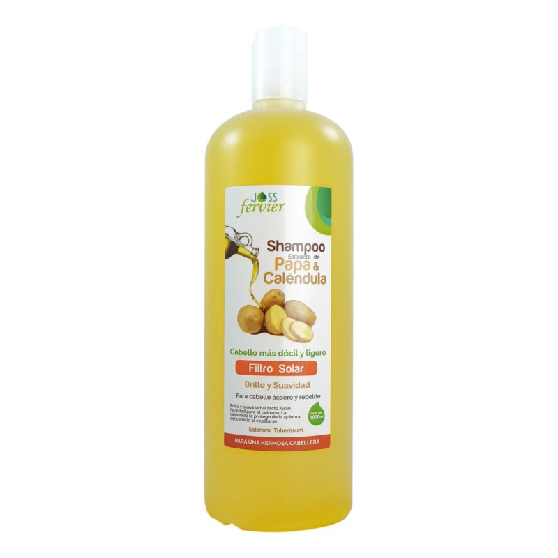 Shampoo Fortalecedor De Papa Y Caléndula 1 Lt Joss Fervier