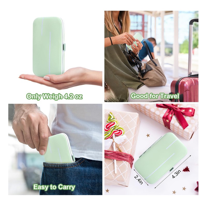 Manicure Set-Stainless Steel Nail Care Set-Professional 7 in 1 Ingrown