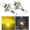 2 Pcs 100W H4 LED Motorcycle Headlight Bulb 360 Degree