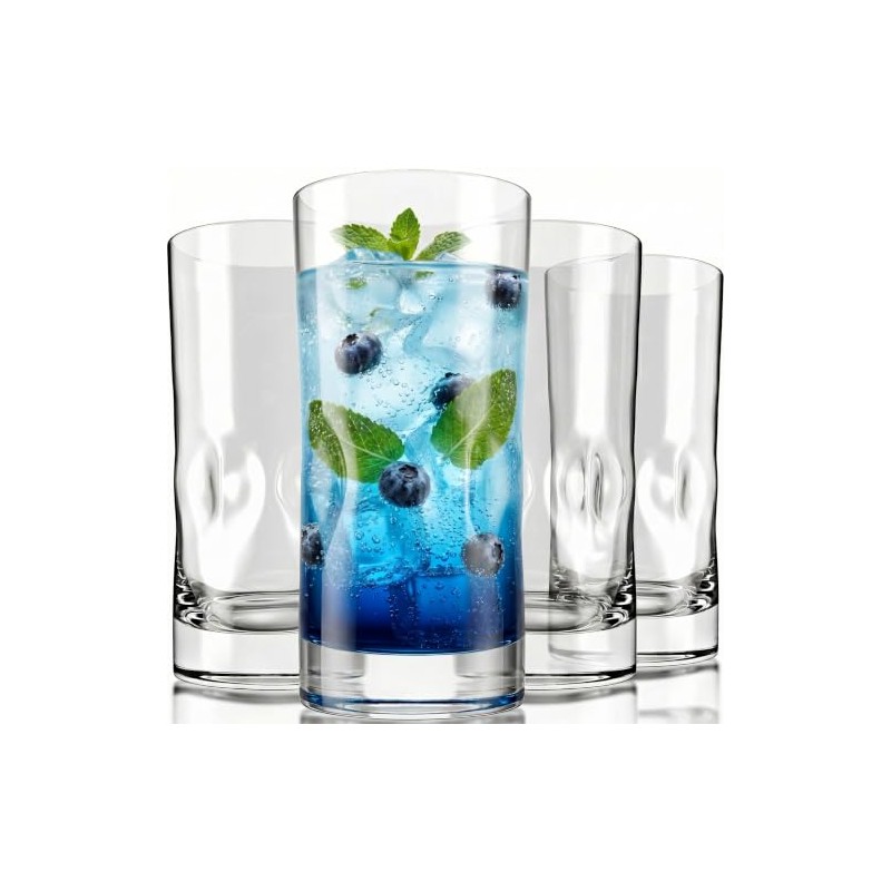 Bravario Vasos de plástico irrompibles de 17 onzas, aptos para