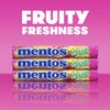 Mentos Mentos Candy, Mint Chewy Candy Roll, Fruit, Non-Melting, 1.32