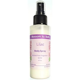 Lilac Body Spray (4 Ounce) - Phthalate Free Fragrance - Energizes Skin with a Fresh Blooming Scent