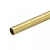sourcing map Brass Round Tube 12mm OD 0.5mm Wall Thickness