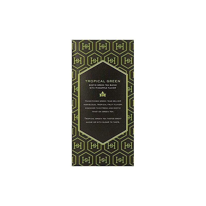 Harney & Sons, Tea, Tropical Green, Prem, Pack of 6,