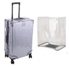HHYOOSOO Full Clear Luggage Cover Luggage Protector Suitcase Cover PVC