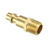 sourcing map High-Flow Plug, Brass Quick Coupler Plug Air Hose