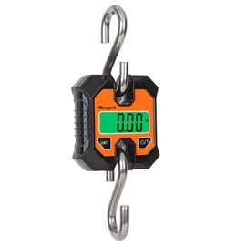 Mougerk Digital Hanging Scales Portable Heavy Duty Crane Scale 100 kg 200 lb 2 AAA Batteries(Not Included)