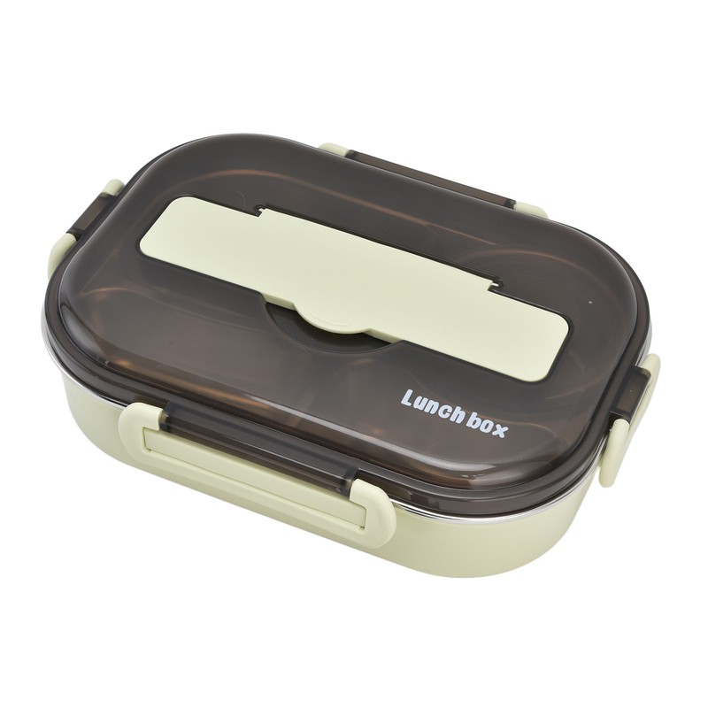 Portable Kids 304 Stainless Steel Lunch Box 1.3L Four Compartment