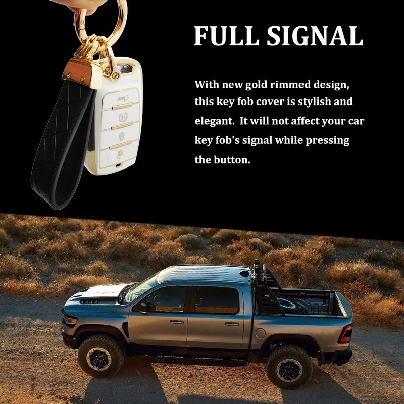AYGUCEKE TPU Protective Key Fob Cover Case Compatible with 2009-2022