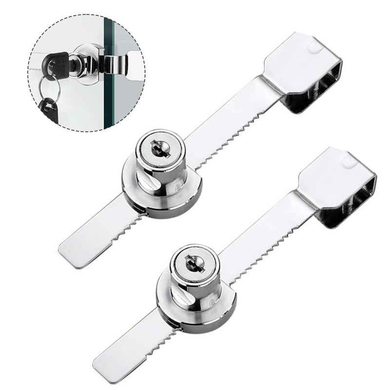 yotutun Terrarium Lock with Key Equal 4 Pieces Rack Lock