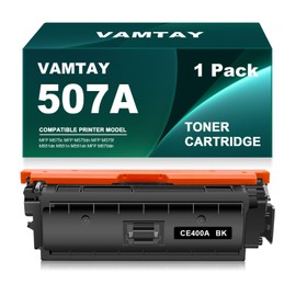 VAMTAY Remanufactured 507A 507 A High Yield Toner Cartridge Replacement for HP 507A 507X 507 X CE400A for MFP M575dn MFP M575f M551dn M551n M551xh MFP M570dn Series Printer (1 Black, 1-Pack)