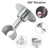 Unlorspy 304 Stainless Steel Shower Head Holder Bracket, 360° Adjustable
