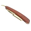 Foldable Beard Clipper Holder Wooden Handle Men Manual Beard Trimmer