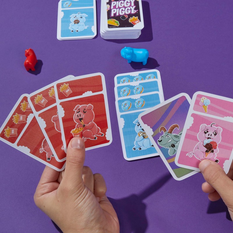 Hasbro Gaming Piggy Piggy Family Card Game - French Dutch