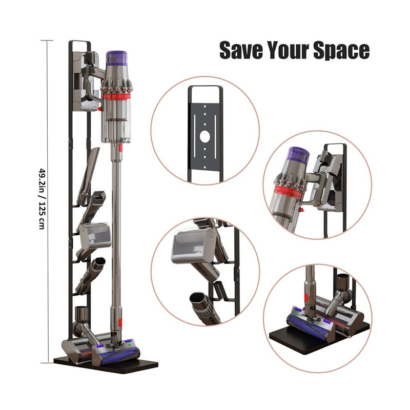Foho Vacuum Stand, Storage Bracket Stand Holder, Stable Vacuum Stand