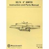DELTA-ROCKWELL 8" Jointer Instructions & Parts Manual
